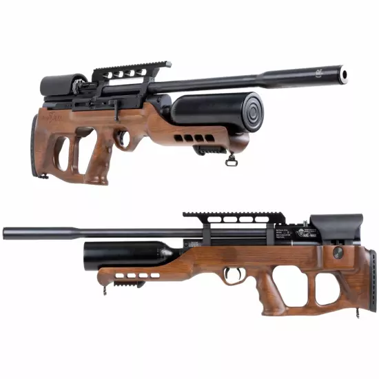 Hatsan AirMax PCP QE Bullpup PCP Side-lever Hardwood Stock . 177 Cal Air Rifle