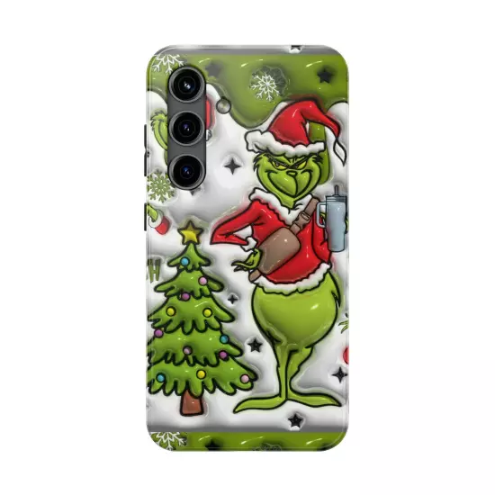 Grinch Tough Phone Cases Samsung S20 S21 S22 S23 Iphone 15 14 13 12 11