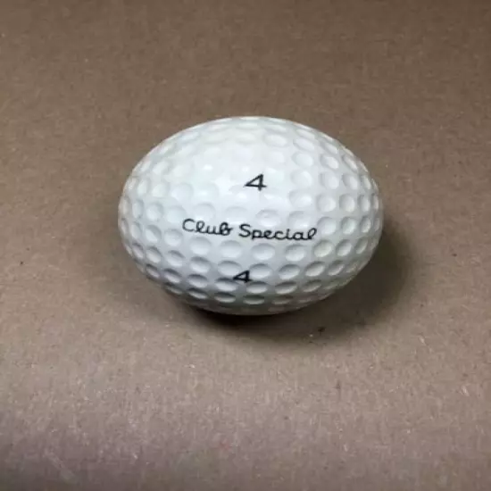 Rare Vintage Acushnet #4 Club Special Golf Ball **With “C 4”Stamp