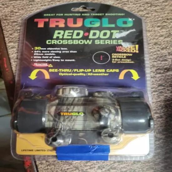 TruGlo Crossbow Red Dot 30mm Sight Bowhunting TG8030C3 ~ New