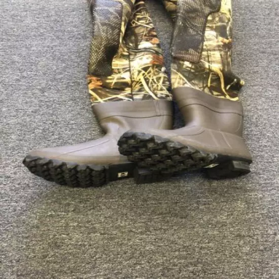 KOBUK Men 3.5mm MAX-4 Camo Hunting Neoprene Wader Lug Boots Size 10 KING DuraTex