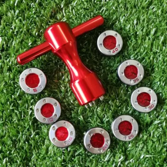 2pcs Red Four Clover Golf Weight for Scotty Cameron Newport Putters 5g-45g