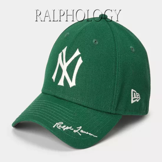 New York NY Yankees Polo Ralph Lauren 49FORTY New Era Big Pony Baseball Hat Cap