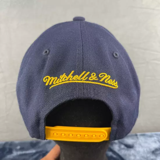 Golden State Warriors Nostalgia Co Mitchell & Ness Throwback Logo Hat Snapback