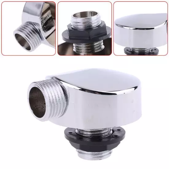 Chromed Shower Connector Bathtub Shower Cabin Room Accessories Parts