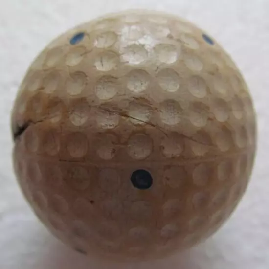 VINTAGE DIMPLE GOLF BALL-THE SPALDING KRO-FLITE WITH MULTI-MARKING