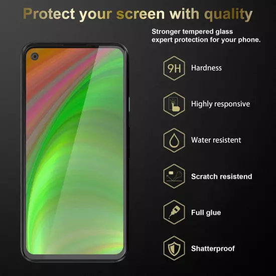 3x Tempered Glass for Motorola ONE ACTION Screen Display Protection Film