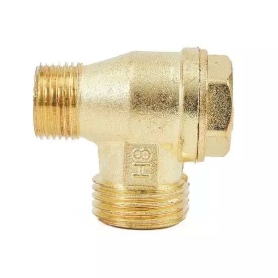 Male Thread Air Compressor Valve Practical Valve Zinc Alloy Air Compressor