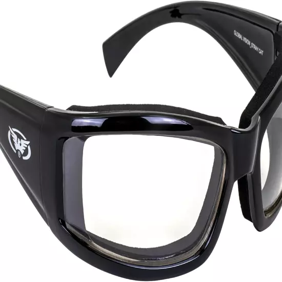 Transition Stray Cat 24 Motorcycle Sunglasses with Clear to Smoke Anti-Fog Photo