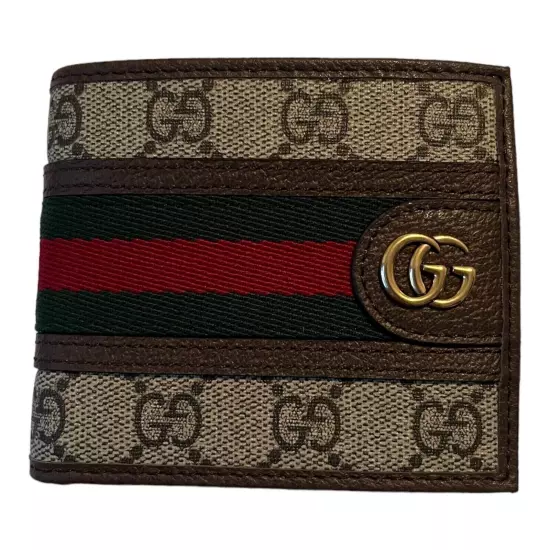 GUCCI GG OPHIDIA GG WALLET MEN AUTHENTIC