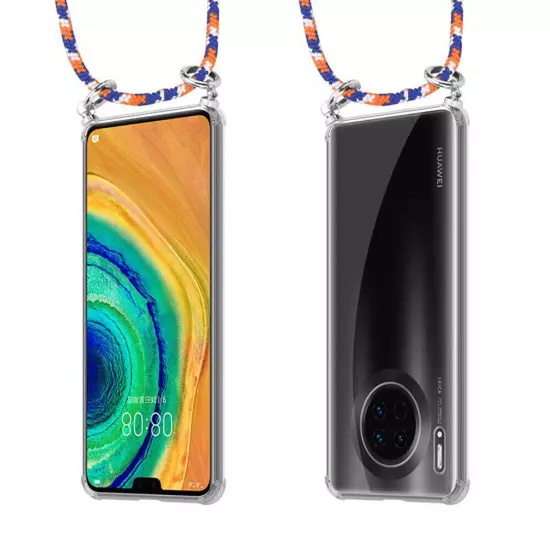 Case for Huawei MATE 30 Silicone Protection Phone Cover Necklace