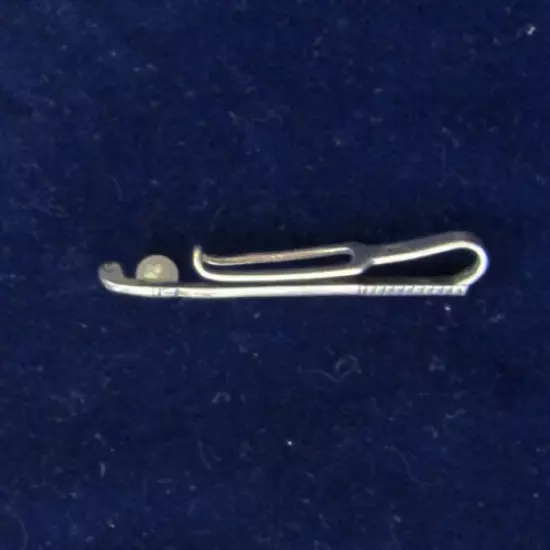 Antique Silver golf club Tie Pin, circa 1950's