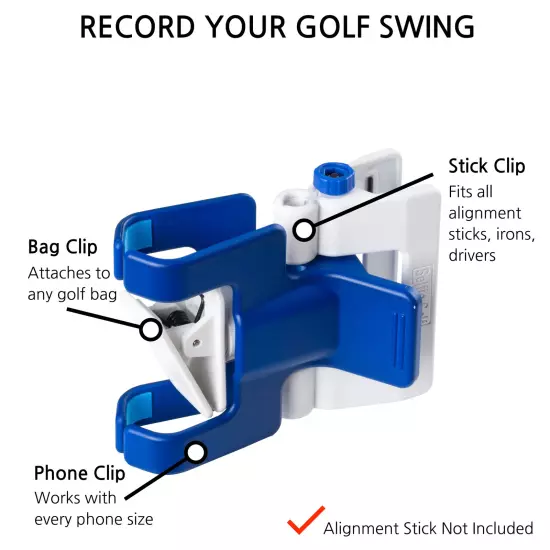 SelfieGolf - The Ultimate Cell Phone Clip System