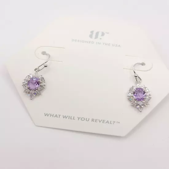 RBP7712 Bomb Party Tantalizing Looks Lab Created Light Amethyst Earrings