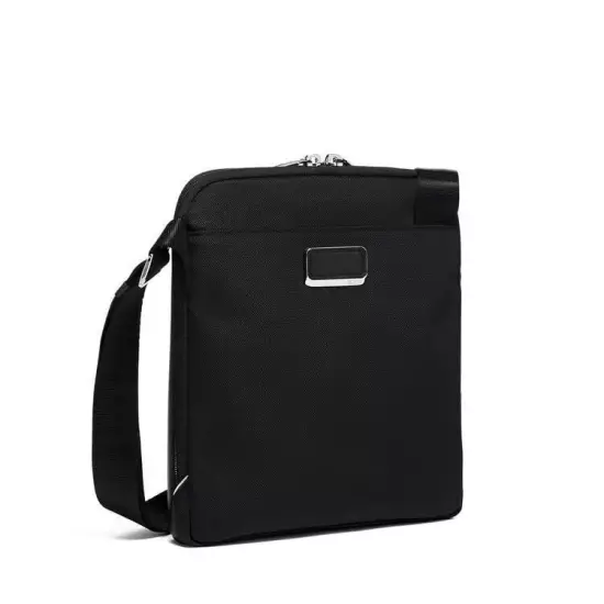 TUMI Arrive' Olten Crossbody Bag Nylon/Leather Black Unused Outlet product