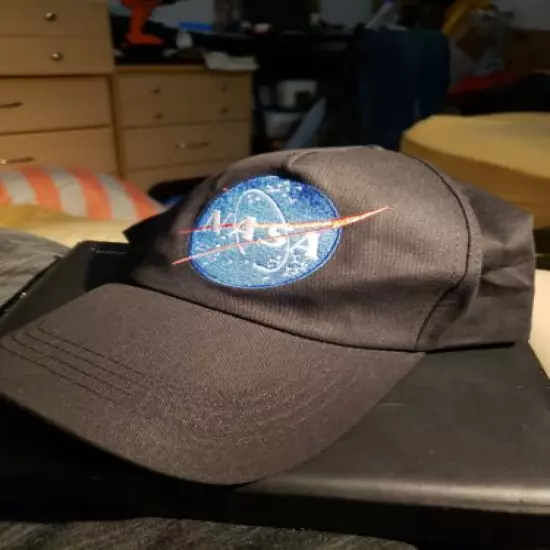 Outdoor NASA Trucker Hat Mesh Hat Snap Back Insignia Embroidered Baseball Cap