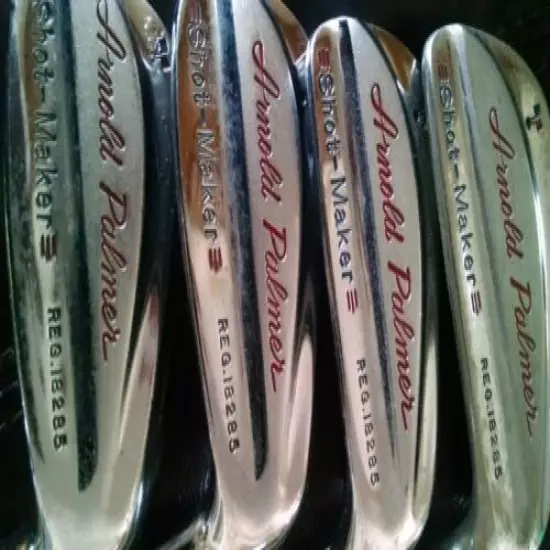 Arnold Palmer iron set plus Palmer PW WITH BUY IT NOW