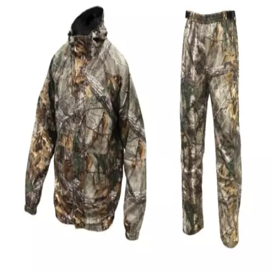 Men's Cold Bay Rain Gear RealTree Xtra Jacket & Pants Set Hunting Hiking Camping