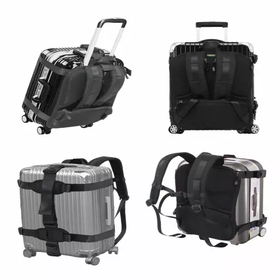 Hardcase / Carry On Trolley Luggage Backpack Conversion System Adjustable Straps