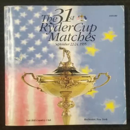 1995 Ryder Cup and 1980 62nd PGA Championship, Oak Hill, Rochester, NY Programs