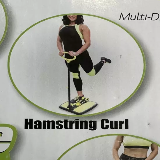 New In Box Booty MaxX As Seen On TV Muscle Toning Exercise W/ Resistance Bands