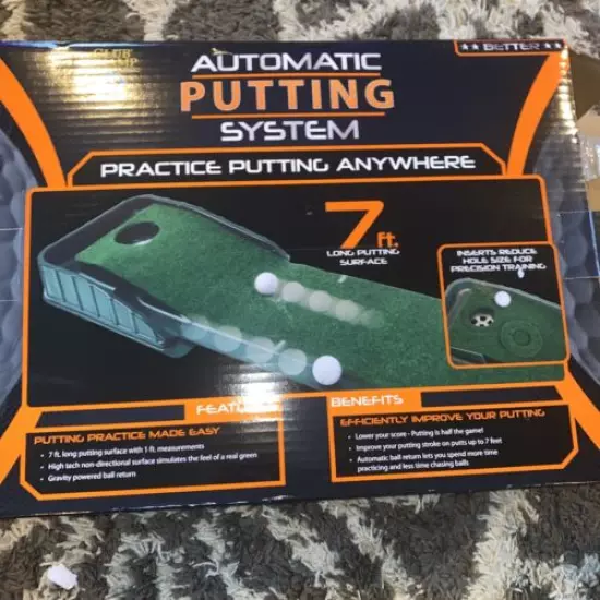 Golf Automatic Putting System Practice Training Aid / Putter Trainer Club Champ 