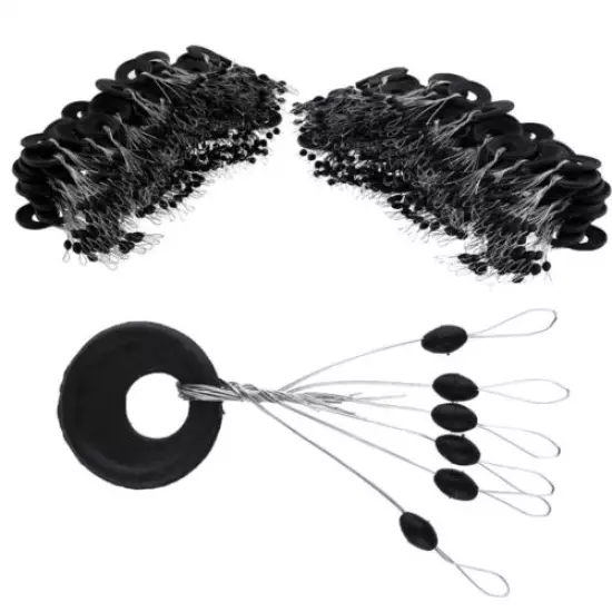 Large Float Stops Line Stoppers Beads Rubber Rig Buffer Sliding Grippa Fishing