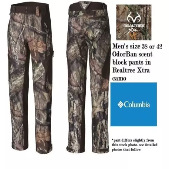 Columbia Men's 38 or 42 PHG Stealth Shot III Pant hunting Realtree Xtra camo NWT