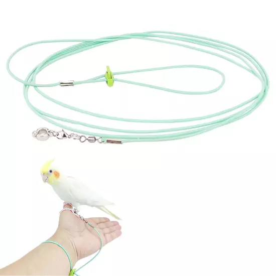 Parrot Leg Ring, 6.6ft Parrot Ring for Leg, Elastic Parrot Toy Bird Aviator