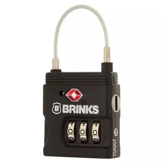 25 Mm Combination TSA Lock with Cable