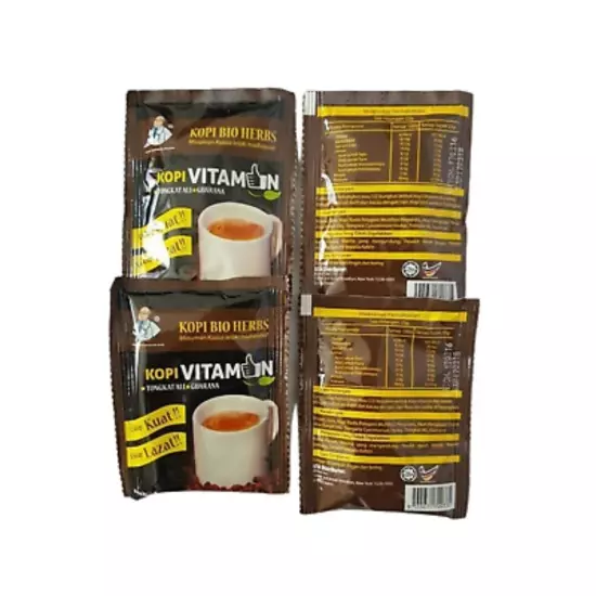 Kopi Vitamin BI0 Herbs Original Instant Coffee for Men Stamina 1 Box