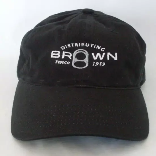 Distribution Brown Embroidered Pull Tab Since 1919 Adjustable Hat (By Port & Co)