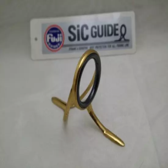 1pc Fuji Silicone Carbide Gold SIC Guide Fishing Rod Component IGMNSG Chose Size