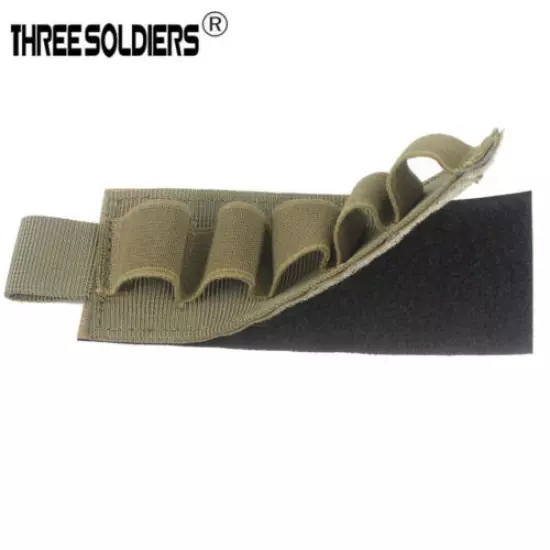 Tactical MOLLE Shotgun Shell Bag 5 Round GA Ammo Pouch Holder Carrier Military