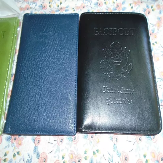 Passport Holder Cover Pincnel New - Lot of 3