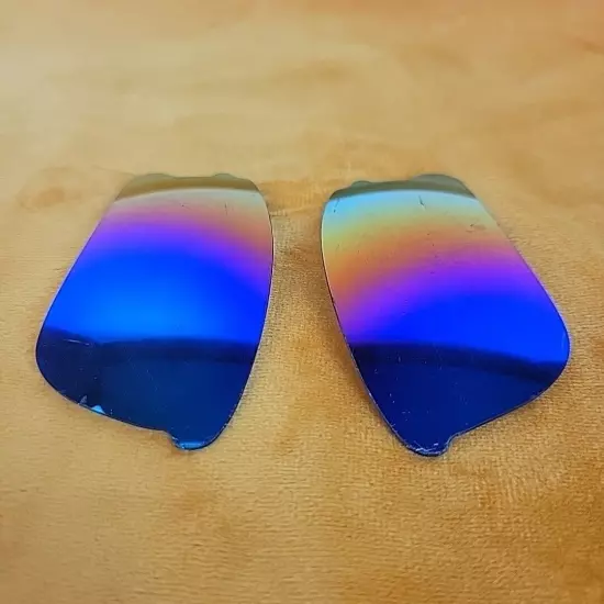 Oakley Flak Jacket 1.0 White/Blue Sunglasses 975