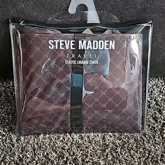 Steve Madden Travel Elastic Luggage Suitcase Protector Cover Suitcase 26-30" New