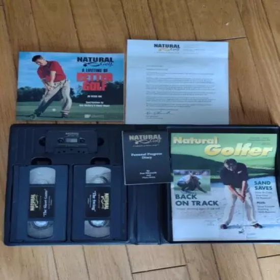 Vintage Natural Golf Bob Roseburg Cassette & VHS