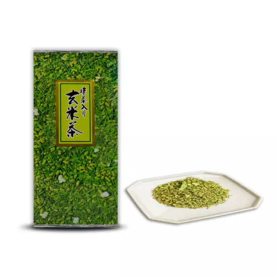 OTSUKA GREEN TEA Co., Ltd Japanese Brown Rice Roasted Tea With Matcha 100g (bag)