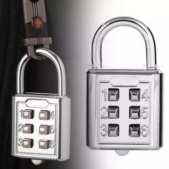 Anti-thieft Lock 6-Digit Key Combination Lock Code Smart Lock Code Ke X7S3