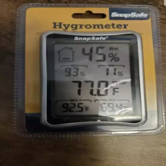 SnapSafe Hygrometer (75909) - Display Temp & Humidity for Safes