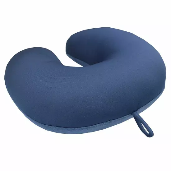 Solid Color U Shaped Travel Pillow Neck Support Head Rest Airplane Sleep Cushion