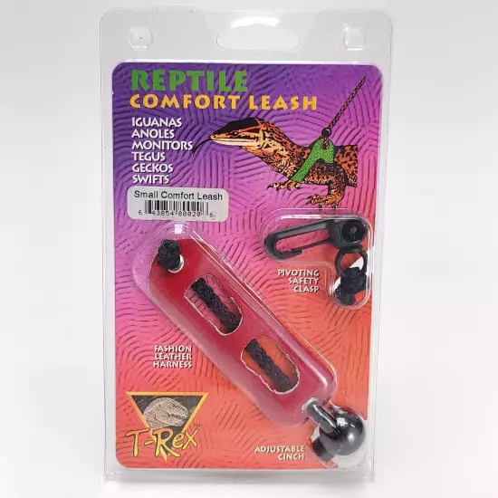 T-Rex Lizard Accessory Reptile Comfort Leash Small NEW