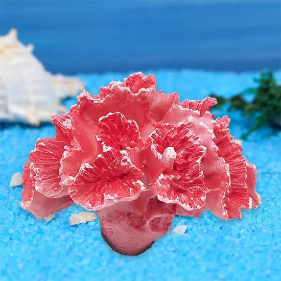 ZLY 1 PCS Coral Reef Ornaments,Aquarium Coral Decor,Artificial Polyresin Cora...