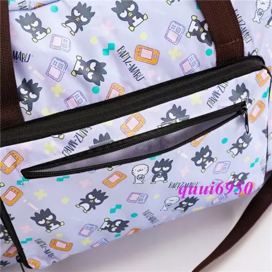 Cute Badtz Maru Foldable Travel Luggage Trolley Tote Crossbody Duffle Handbag