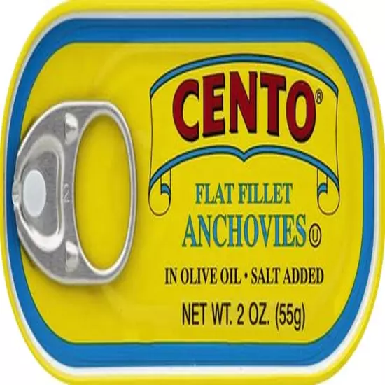 Flat Anchovies in Olive Oil, 2 Ounce