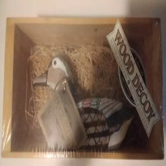 1992 HANDCRAFT VINTAGE HANDPAINTED SOLID WOOD DUCK DECOY LIMITED EDITION NIB