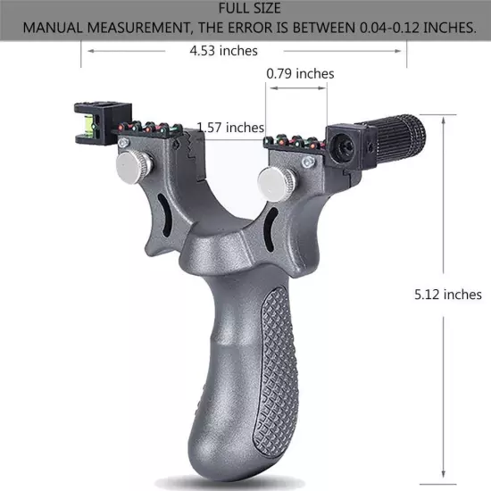 Hunting Professional Catapult Laser Slingshot With Rubber Aim Point Target HOT