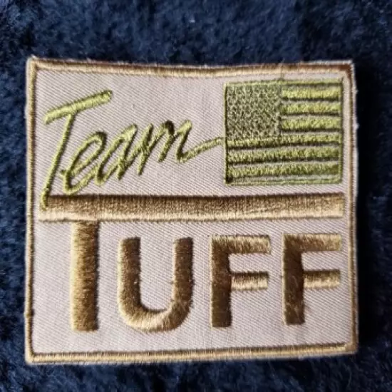 Team Tuff USA Products Flag Patch Firearms Patch Tactical Worldwide Brown 2x3"