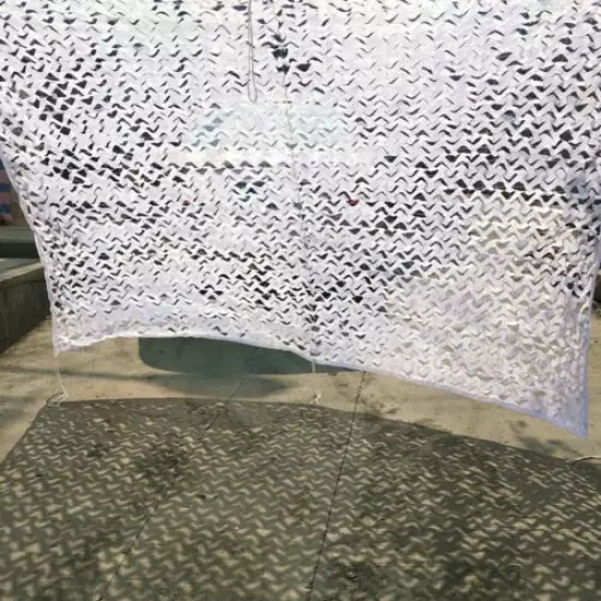 White Mesh Military Camouflage Net Garden Awning Outdoor Hide Sun Shelter Shade